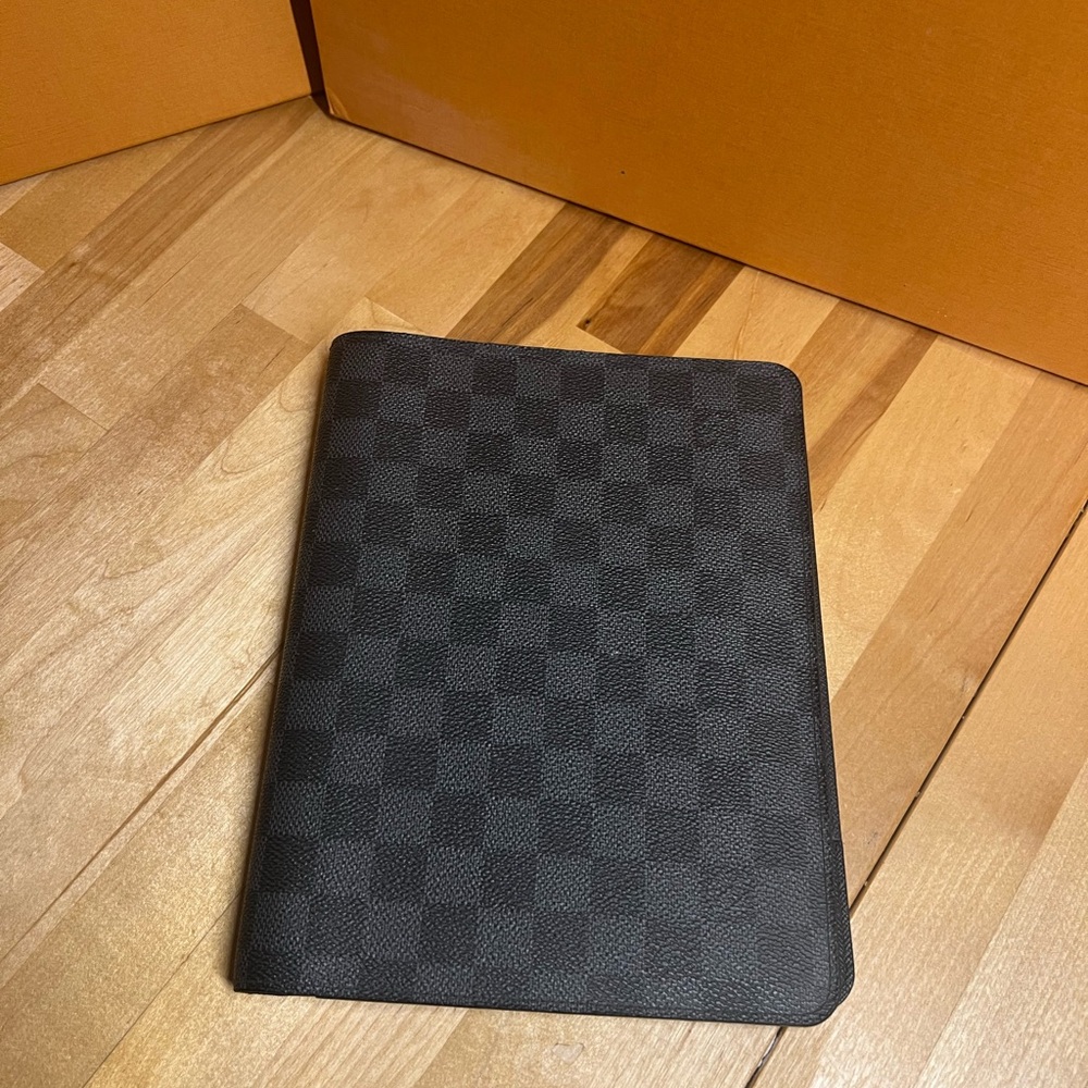 Louis Vuitton Damier Graphite Desk Agenda